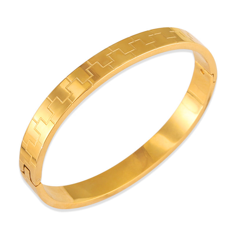 Grid Fashionable Bangle