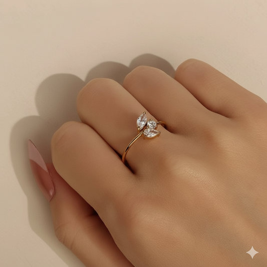 Crystal Bloom Ring