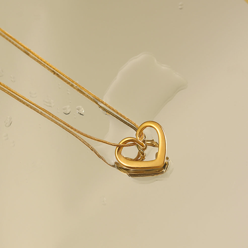 3D Heart Necklace