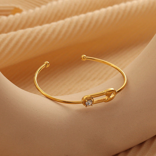 Zircon Pin Bangle