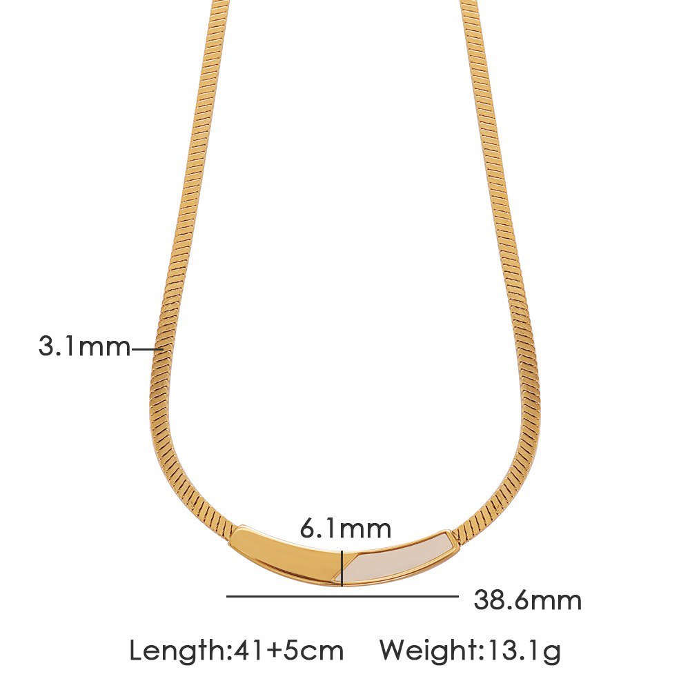 Golden Arc Necklace